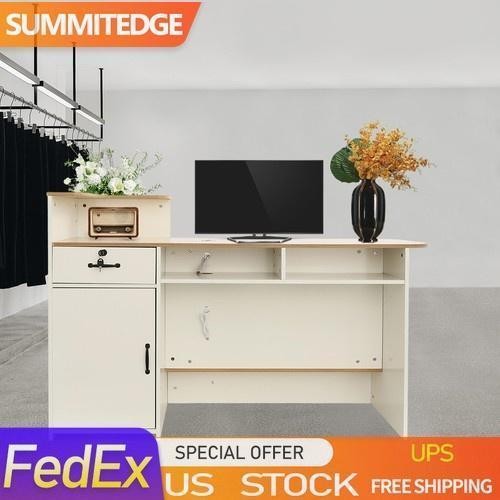 Modern computer desk - modern, reception